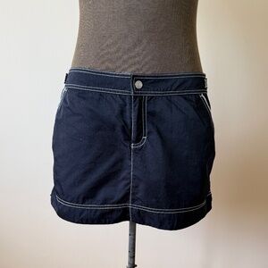 Super Cute Vintage Y2K Nautica Navy Mini Skirt